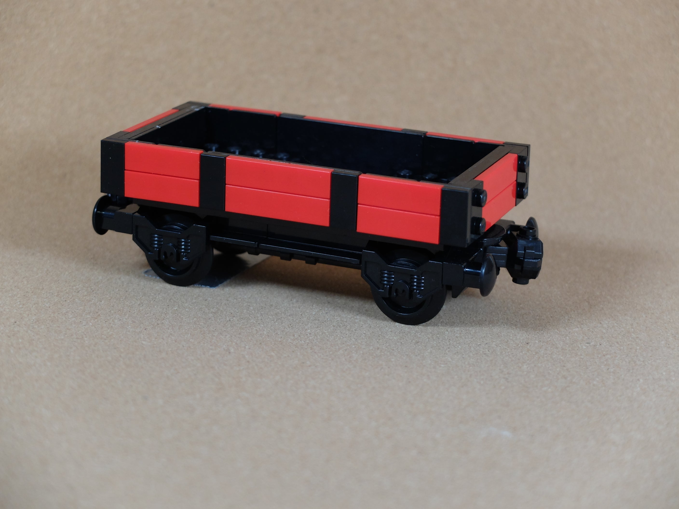 Custom LEGO set: British two planks flat car