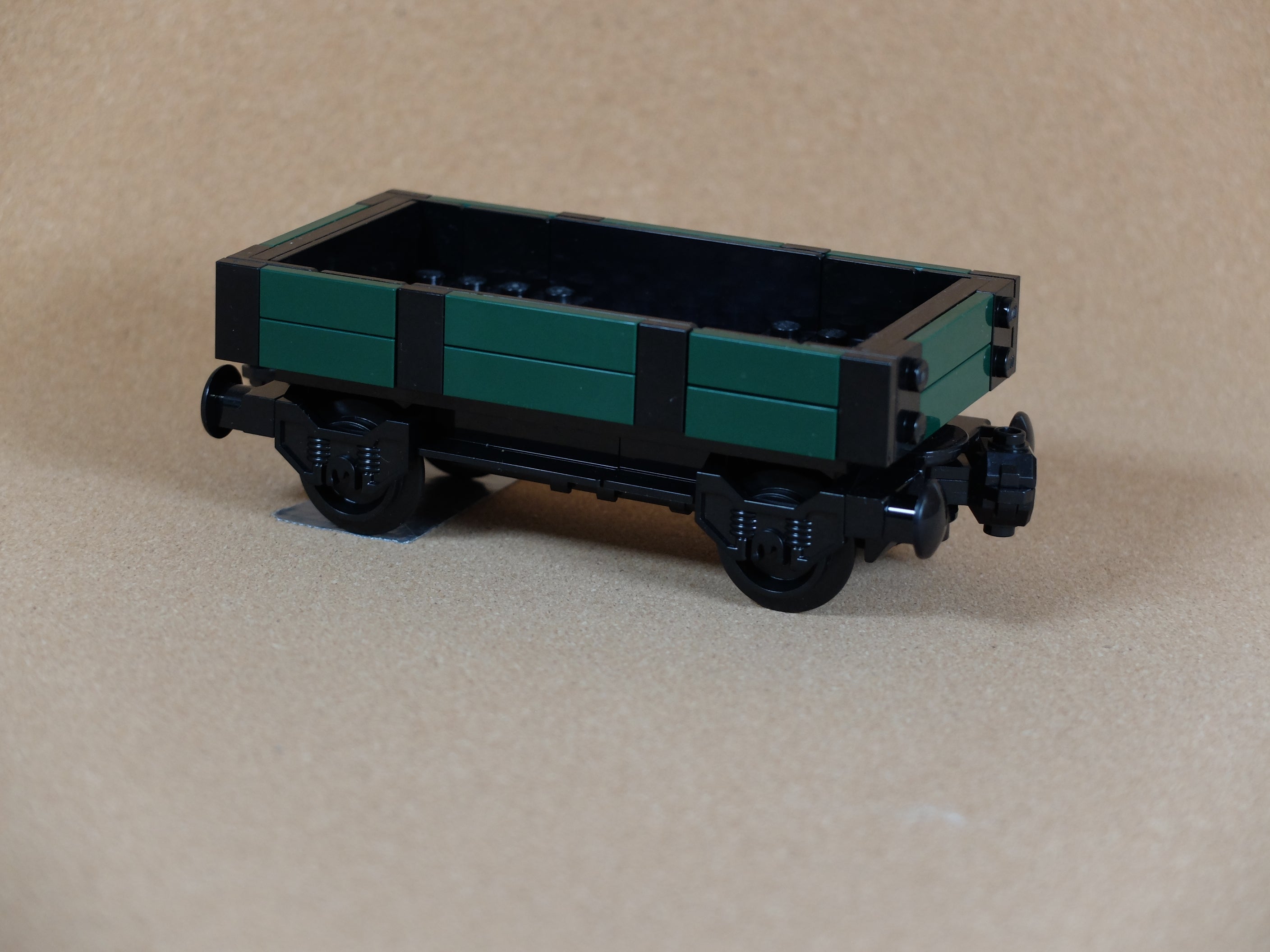 Custom LEGO set: British two planks flat car