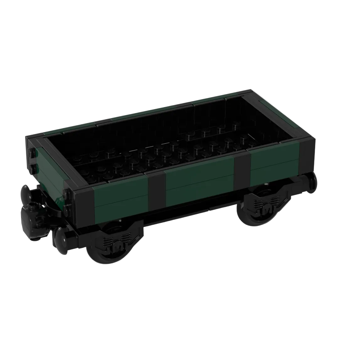 Custom LEGO set: British two planks flat car